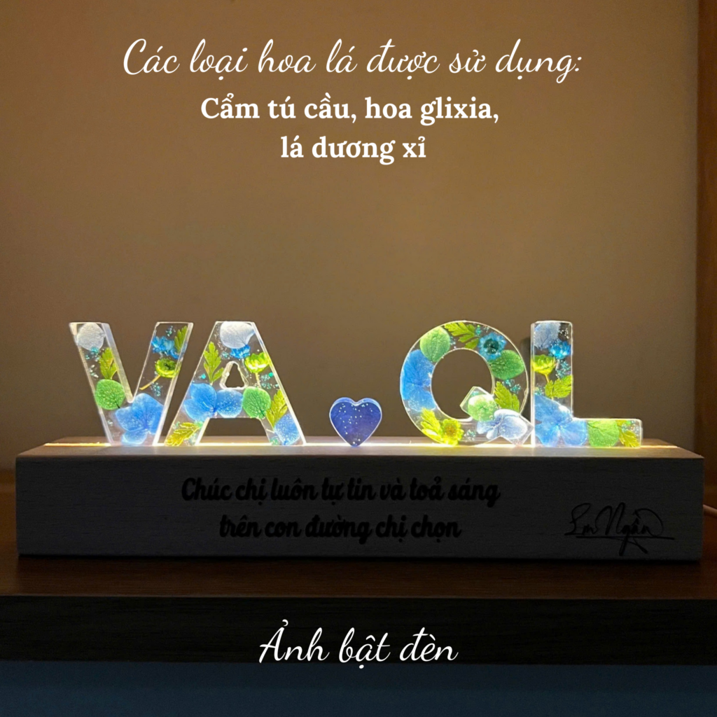 Qua tang den chu den ngu hoa la that mang doc dao va vo cung y nghia
