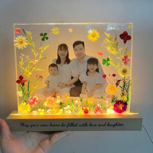 ĐÈN TRANH HOA KHÔ GIA ĐÌNH