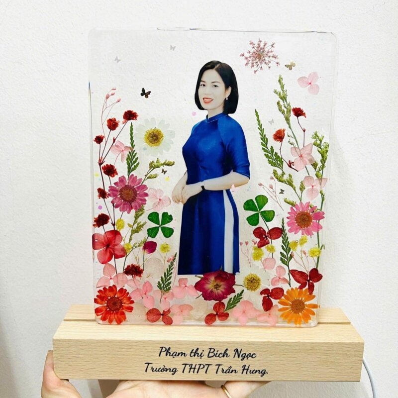 Den tranh hoa kho la Mon qua handmade vo cung y nghia danh tang cho nhung nguoi than yeu