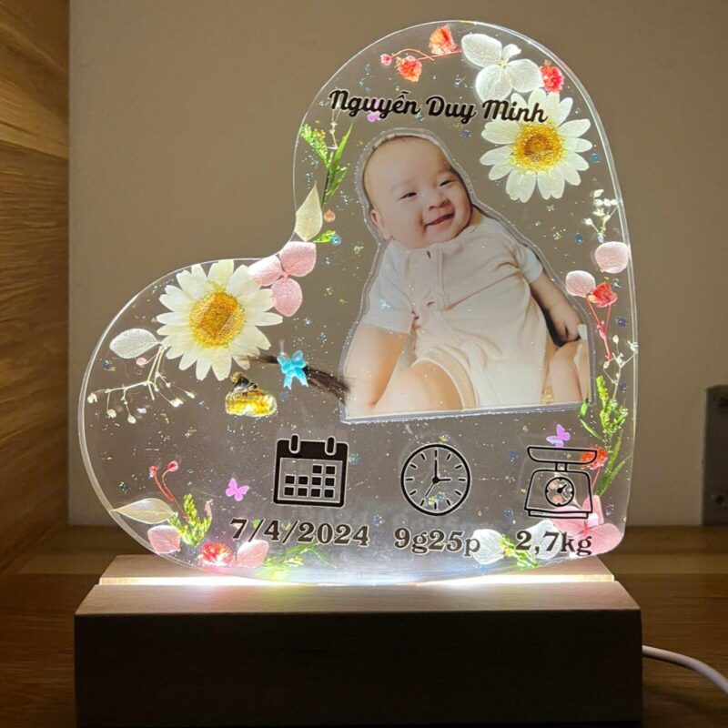 San pham den tranh long ghep anh ki niem ben bi voi thoi gian