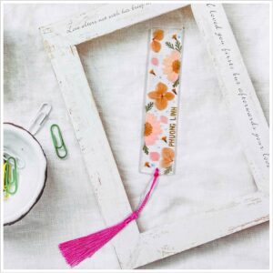 KẸP SÁCH HOA KHÔ HANDMADE MẪU 11